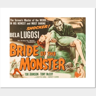 Bride of the Monster Movie Poster Posters and Art